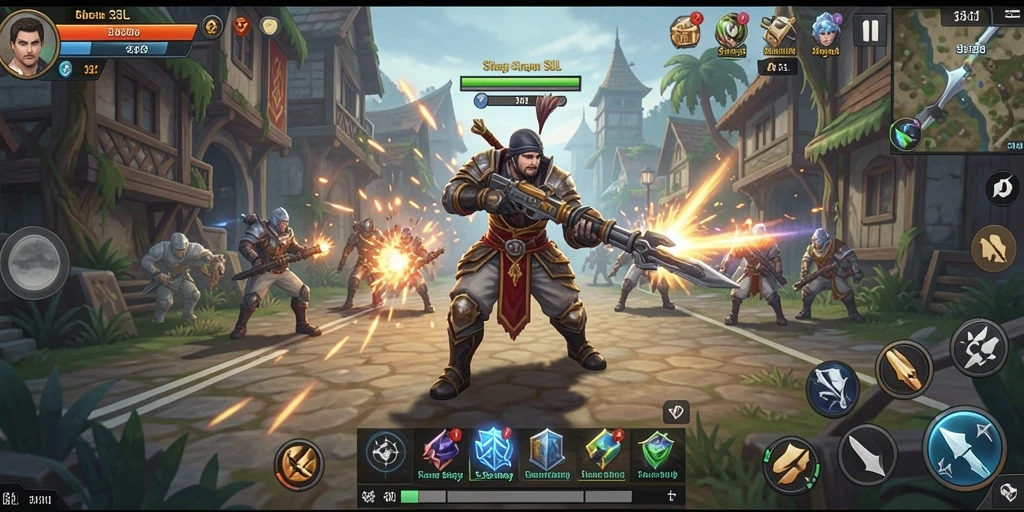 Tampilan gameplay SLG yang menegangkan dengan strategi mendalam.