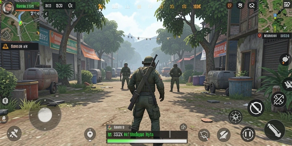 Tampilan gameplay menarik dari 33ZK yang menunjukkan simulasi kehidupan.