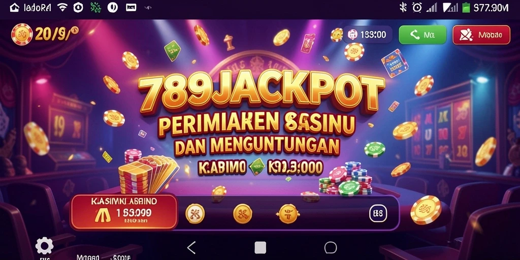 Tampilan menarik gameplay 789JACKPOT dengan berbagai pilihan permainan Kasino.