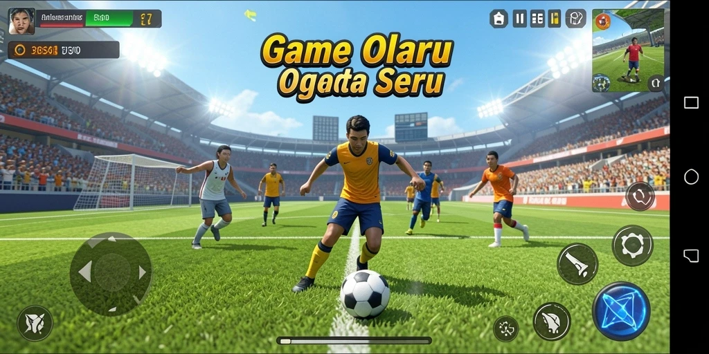 Tampilan gameplay menegangkan di 8364 dengan olahraga yang seru.