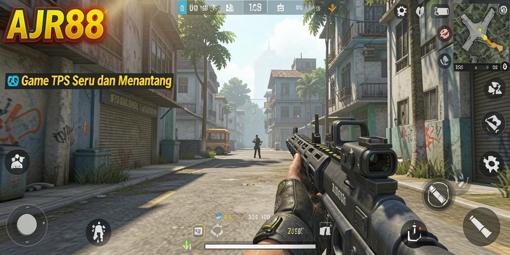 Tampilan seru dan grafis memukau dalam gameplay AJR88.