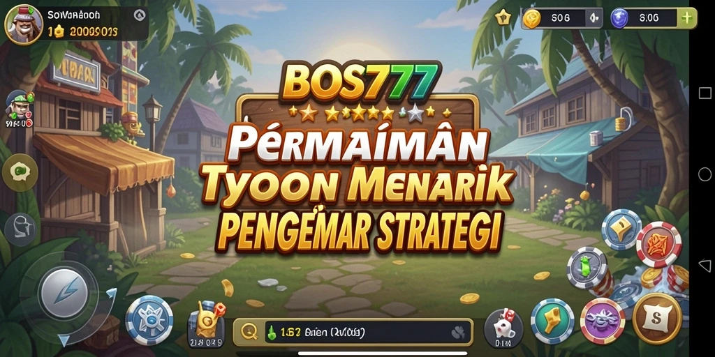 Tampilan gameplay BOS777 yang menarik dan dinamis dalam mengelola bisnis.