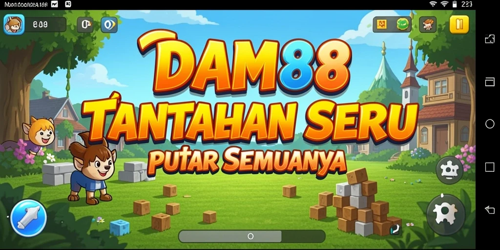 Tampilan gameplay DAM88 dengan teka-teki yang menantang dan menarik.