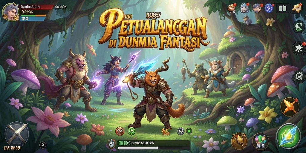 Screenshot menampilkan gameplay menakjubkan di dunia petualangan KO857.