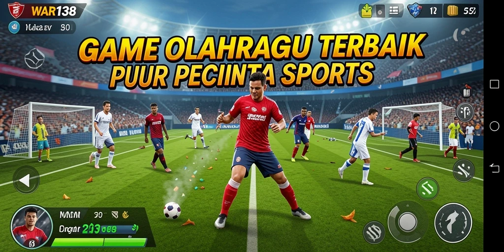 Tampilan gameplay <strong>WAR138</strong> dengan aksi olahraga seru yang mendebarkan.
